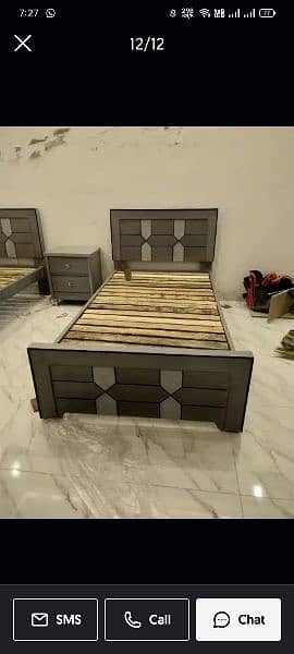 single bed, bed set, side table, mattress, double bed 12