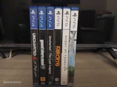 Used PS5 and PS4 games