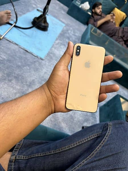 I phone X S Max pta approved 64 Gb battery health 83 condition 10by 10 5