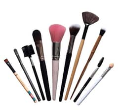 Makeup Brush Set,Pack of 10(Free Delivery In Pakistan)