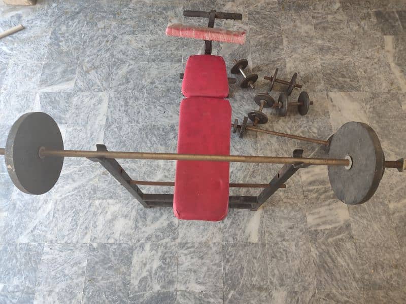 Bench Press and weight Dumbels 2