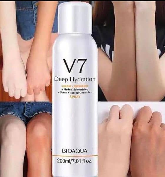 Original Bio Aqua V7 Deep Hydrating Vitamins Comeplex Whitening Spray 4