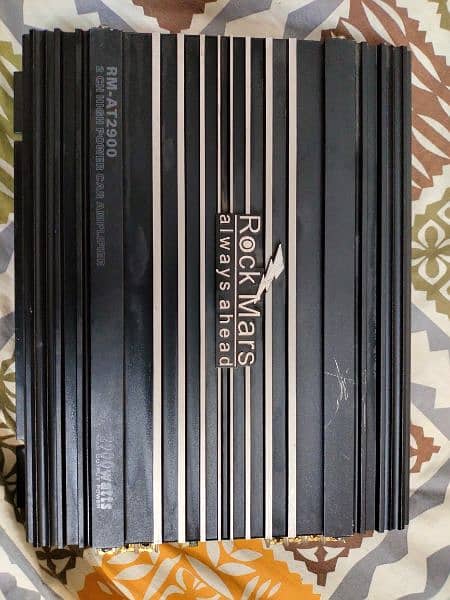 rockmars 4 ch amp 1 woofer with base tube 3