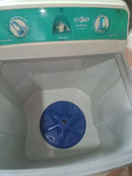Super Asia Washing machine 15kg in Good Condition 6