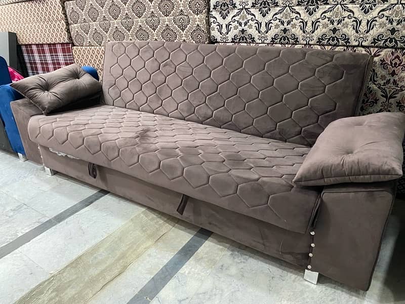 Wooden Sofa Cum Bed - Free Home Delivery 2