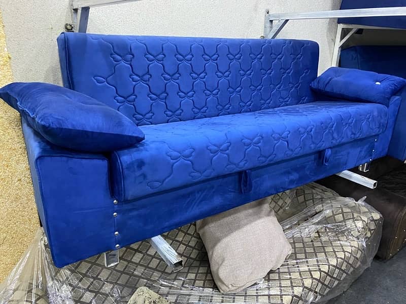 Wooden Sofa Cum Bed - Free Home Delivery 3