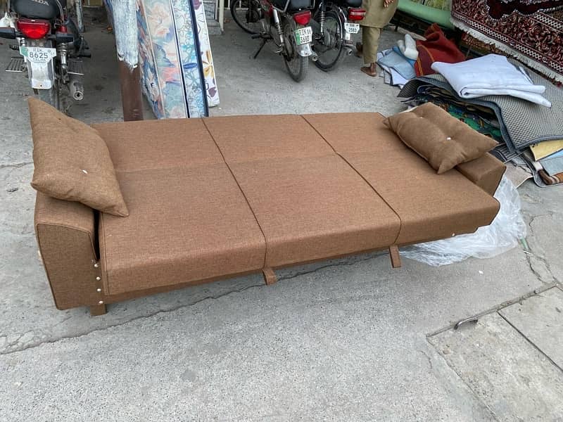 Wooden Sofa Cum Bed - Free Home Delivery 5