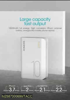 portable 10000 mah power bank with delivery cod