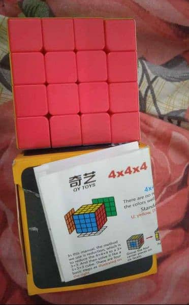 4x4 rubic cube with box 1