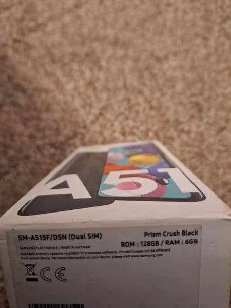 samsung galaxy A51 with imei matched Box in 10/ 10 condition 1