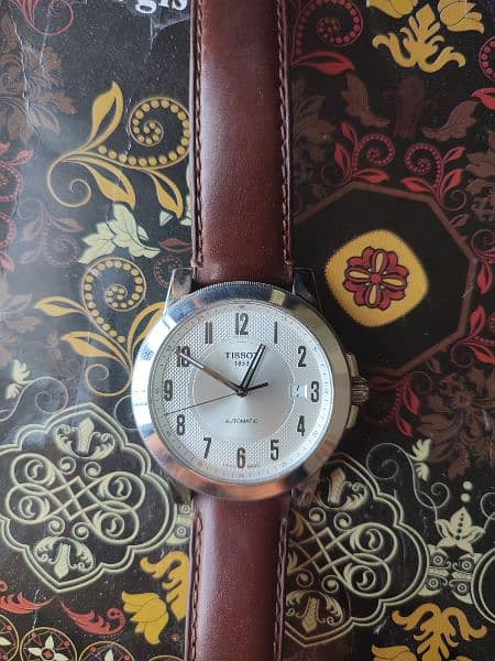 Tissot T-Sport Back Brown Leather Strap Watch T098.407. 16.032. 00 4