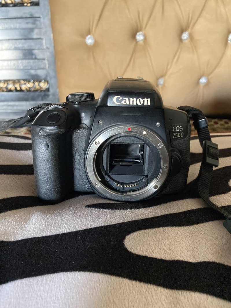 Canon DSLR Camera 750D - 2 Lenses - 2 Batteries and 32gb Card 1