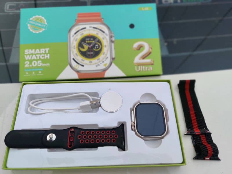 Smart Watch 2 Ultra with extra stainless steel straps 1