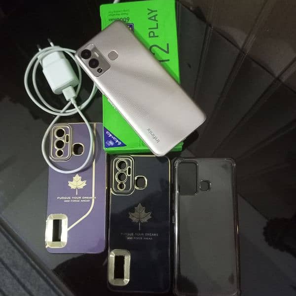 Infinix hot 12play With Box 1