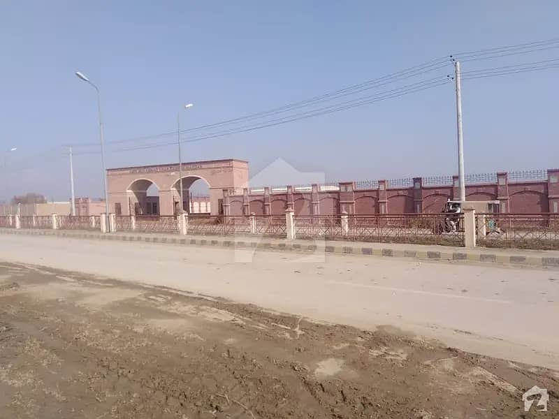 92 marla plot for sale on canal road near with shiekh maltoon town 1