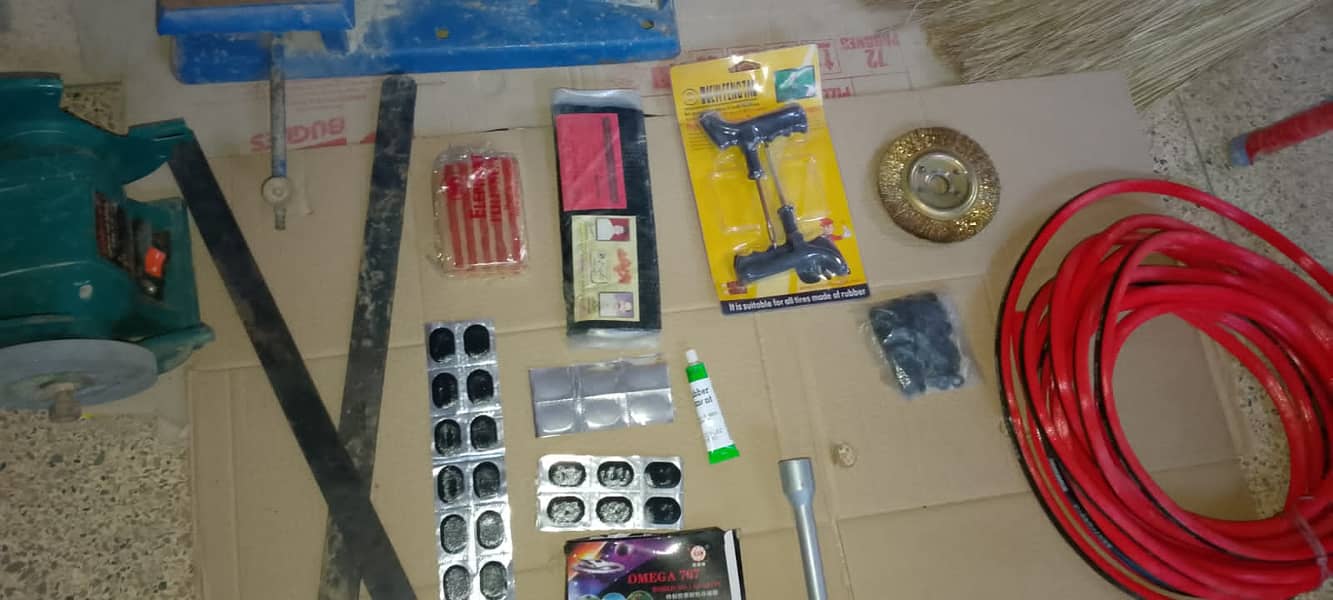 Puncher Setup tyre All Accessories || Motor theya Tool Box kit. 6
