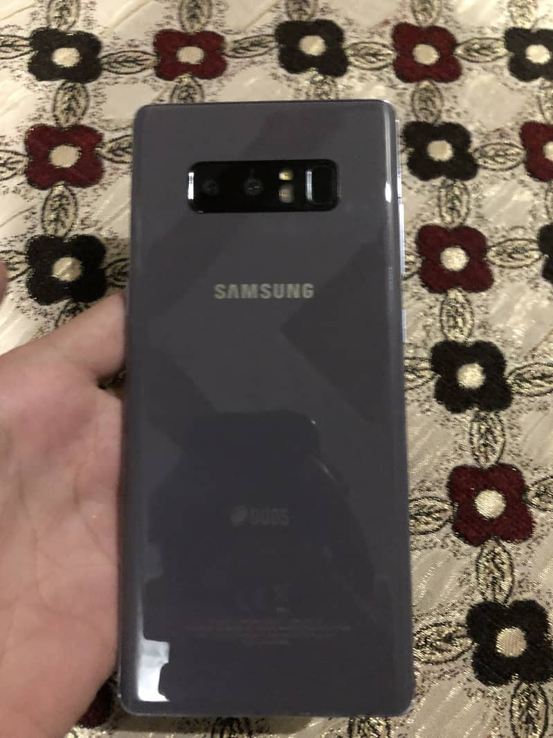 Samsung galaxy note 8 6gb 64 . pta approved 2 sim 3