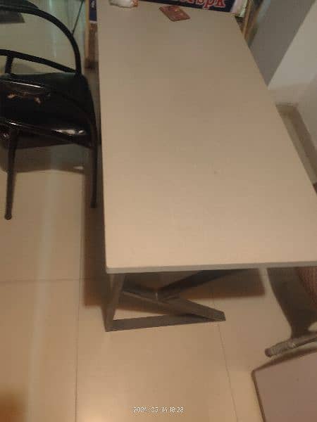 Cabinet Chair Table and some wood partition available 1