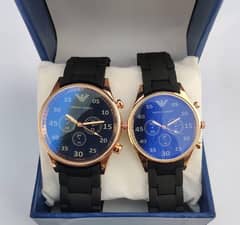 Couple’s casual analogue watches