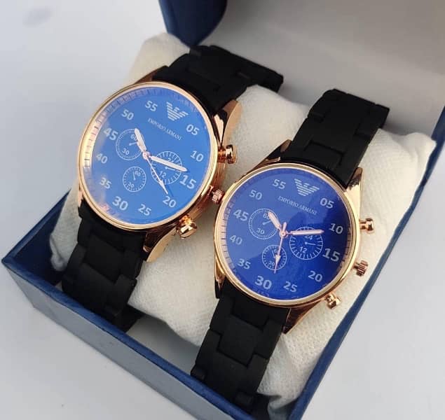 Couple’s casual analogue watches 1