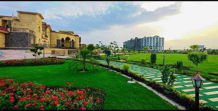 Gulberg Greens Islamabad 4 Kanal Farmhouse plot with Boundary wall 21