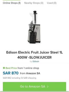 EDISON SLOW JUICER BOX PACK 0