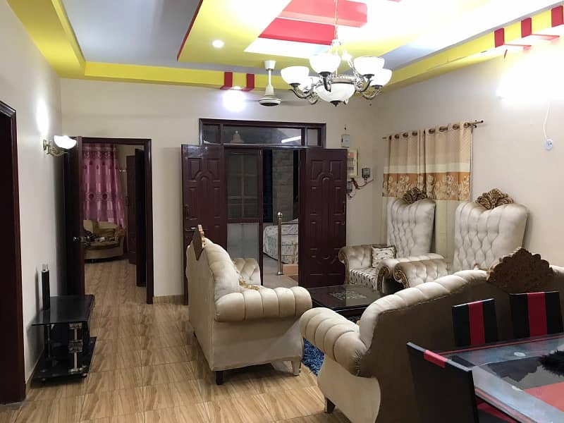 4 bed dd amazing portion available for rent in Gulistan e jauhar block 1 4