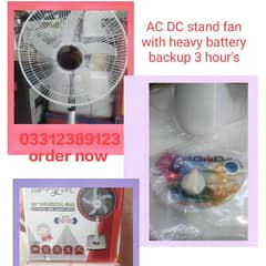 Crown AC DC stand fans