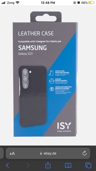 S23 back case ISY black 0