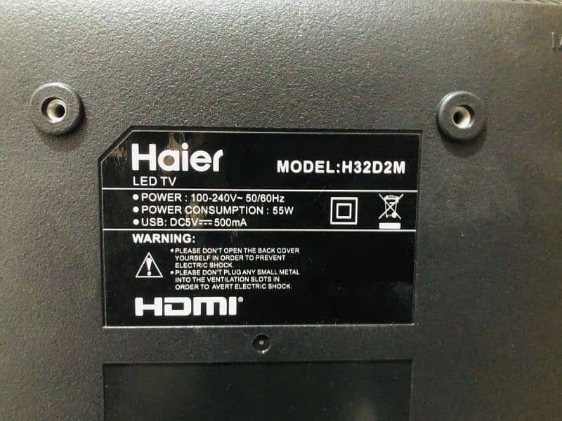 Haier LED TV H32D2M 1