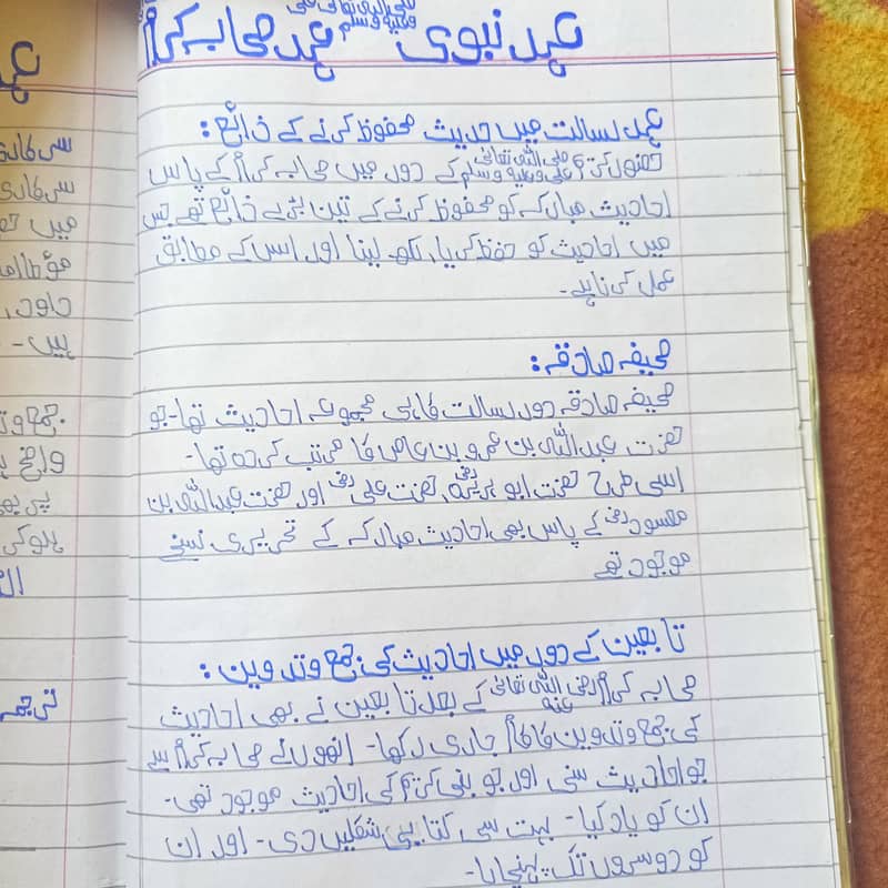 Writting Assignment In Urdu and English 7