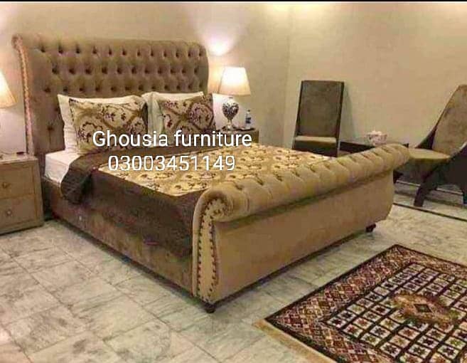 Poshish bed\Bed set\double bed\king size bed\single bed 12