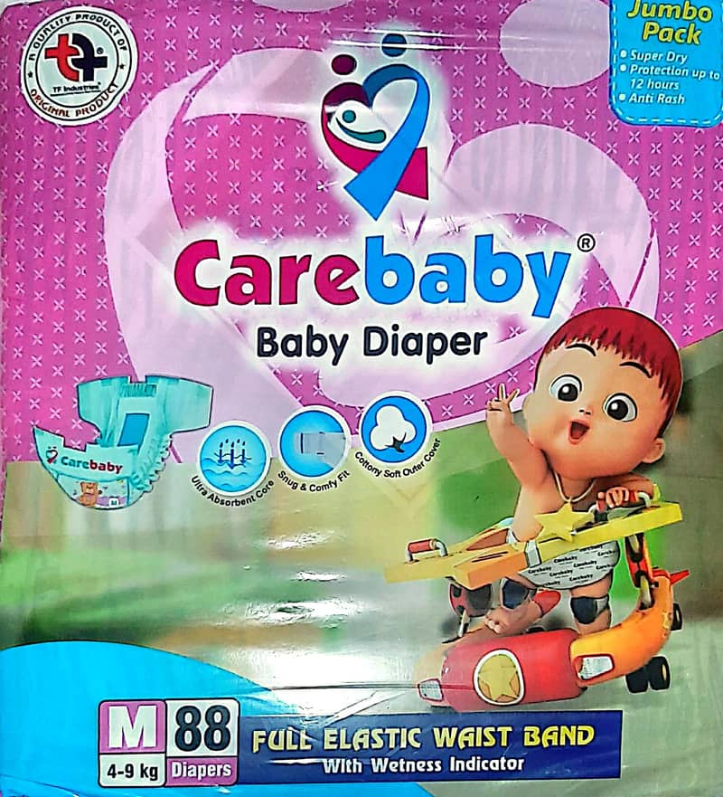 carebaby daiper with wipes 1