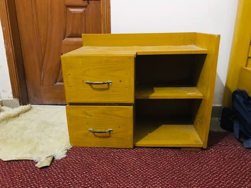King size bed with two side tables and dressing table for sale 5