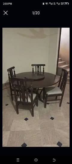 dining table 6 with chair