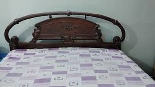wooden bed without mattress 0
