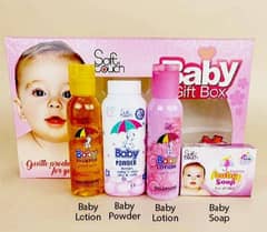 Pack Of 4 Soft Touch Baby Gift Box
