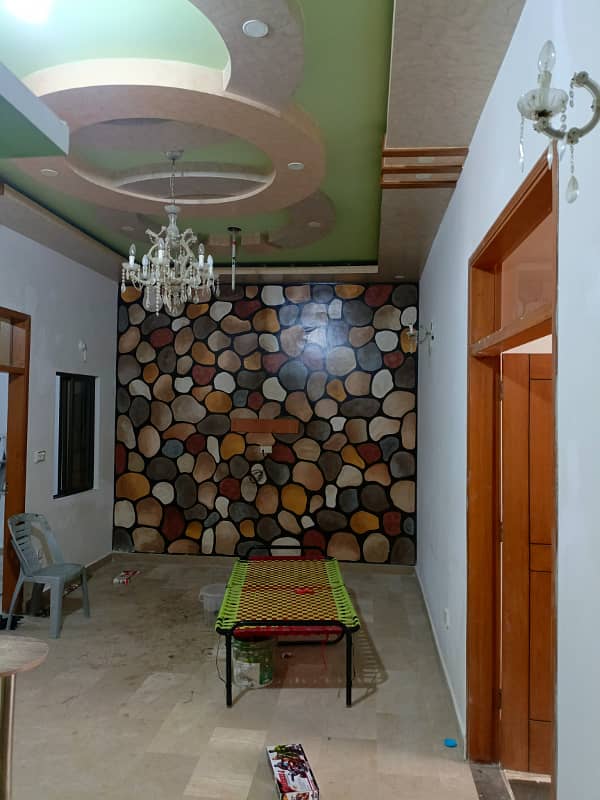 Houses for sale Ground+ 3 bhattai colony korangi crossing sector f West open Ground +3 12
