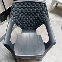 Premium Dark Blue Plastic Chairs: Full Size, High Quality 0