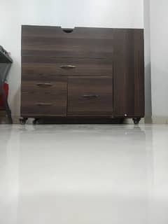 Vanity and Make up Console with Cabinets 0