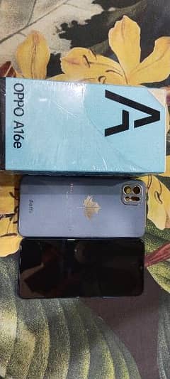 Oppo A16e complete Box with cover 100% ok