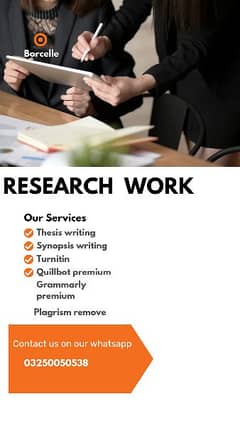 All type of research work