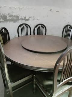 dinning table with 8 chairs 0