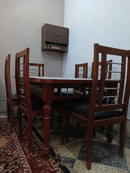 6 person dining table with chairs 2
