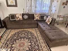 very good condition 7 seater L shaped sofa 0