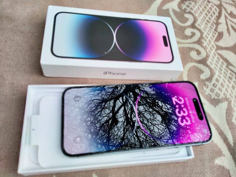 non pta iphone 14 pro max 97% health 256gb water pack 100% 0