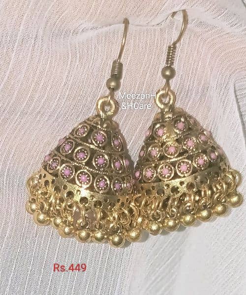 Earrings / Jhomka Matelic Fashioble jewelries 7
