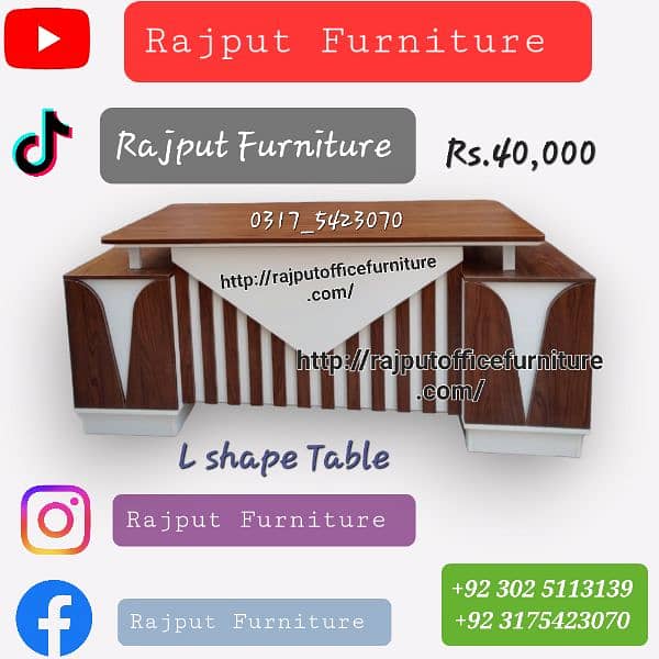 2024 Latest Design Office Tables Rajput office furniture wholesaler 5