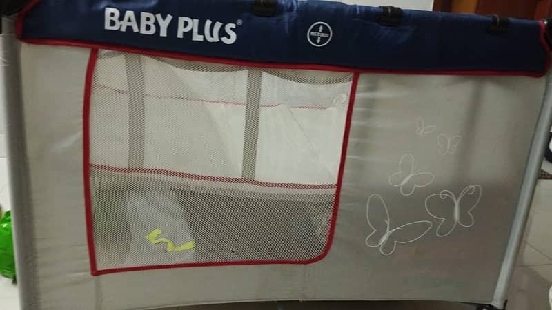baby cot with mattress (baby plus) 2