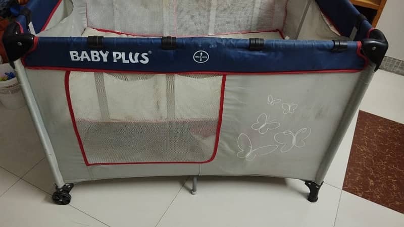 baby cot with mattress (baby plus) 5